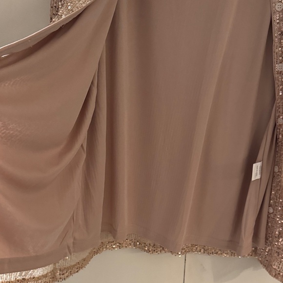 Sparkling Sequin Button-Up Shirt - Picture 5 of 6